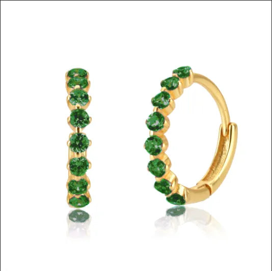 Distinguished Tennis Gem Earrings – Sparkling Gemstone Fine Jewelry