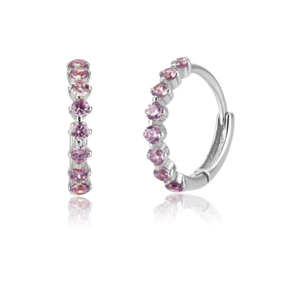 Distinguished Tennis Gem Earrings – Sparkling Gemstone Fine Jewelry