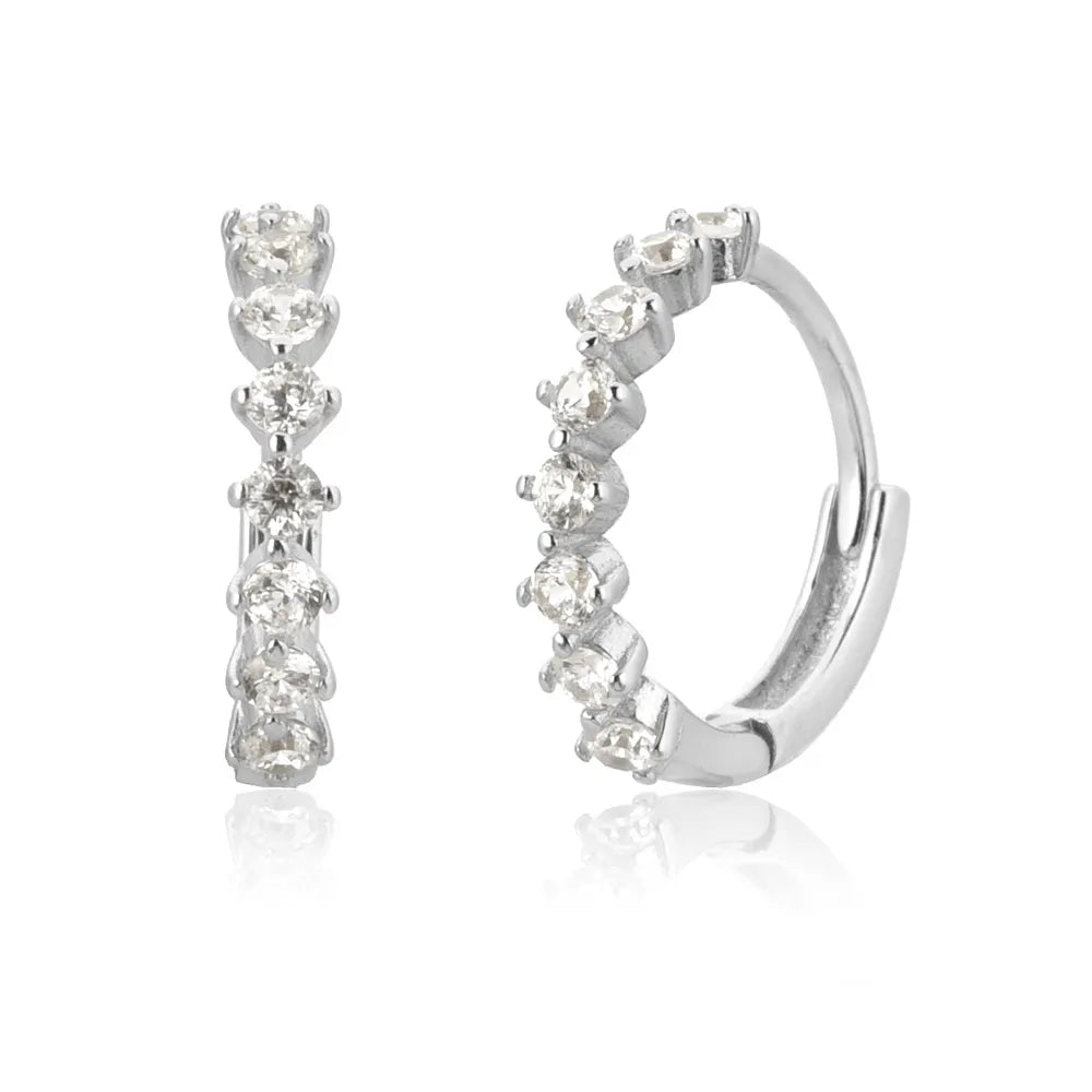 Distinguished Tennis Gem Earrings – Sparkling Gemstone Fine Jewelry