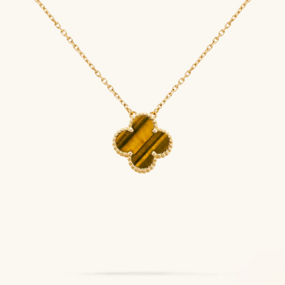 CLOVER Tiger Necklace – Striking, Nature-Inspired Pendant for Day-to-Night Wear