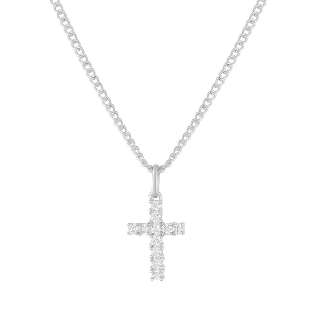 SIGNATURE | Elegance Cross Necklace – Enduring Allure | Tiva Jewelry