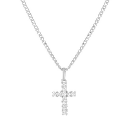 SIGNATURE | Elegance Cross Necklace – Enduring Allure | Tiva Jewelry