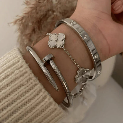 4-Piece Bracelet Ensemble "Silvio" | Tiva Jewelry