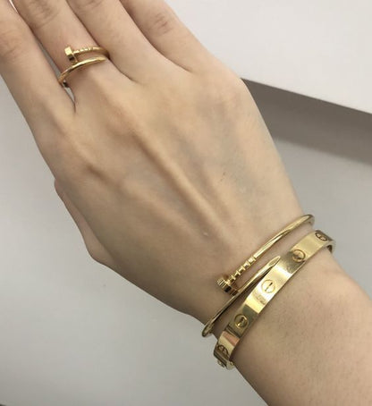 SPIKE | Ultra-Thin Gold Bracelet | Tiva Jewelry