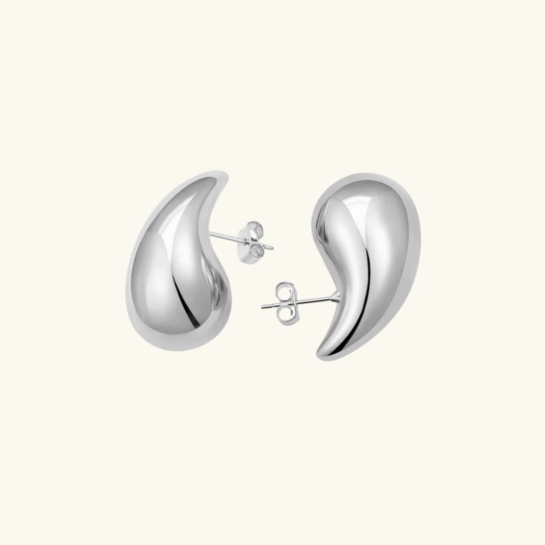 Sandra Teardrop Gold Earrings - Enduring Teardrop Design in Radiant Gold