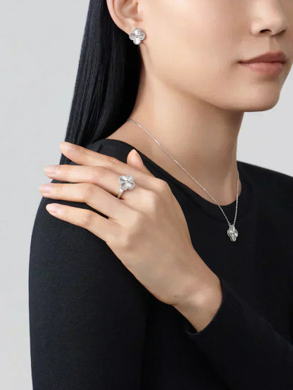 CLOVER | First-Class Silver Pairing | Tiva Jewelry