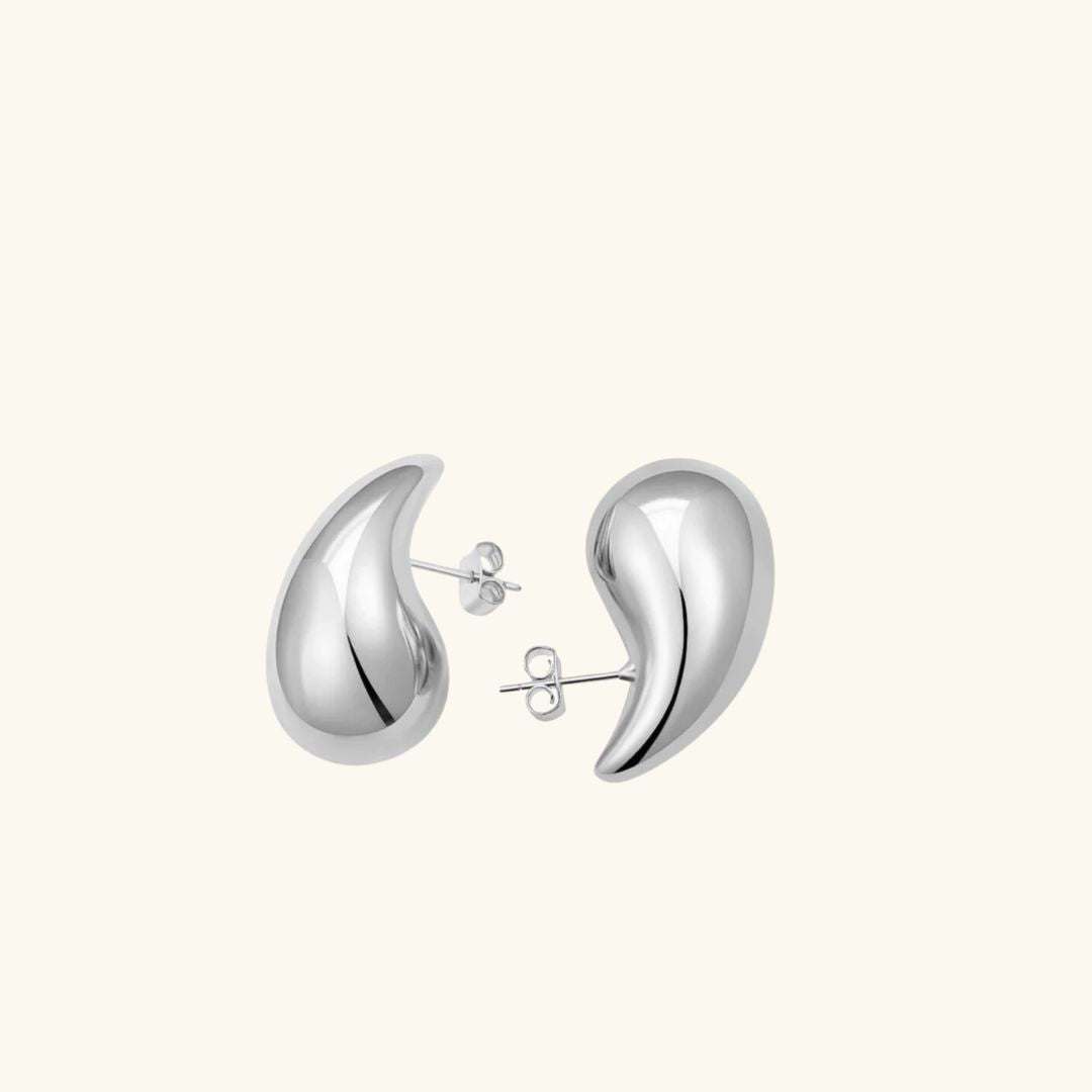 Sandra Teardrop Gold Earrings - Enduring Teardrop Design in Radiant Gold