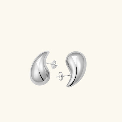 Sandra Teardrop Gold Earrings - Enduring Teardrop Design in Radiant Gold